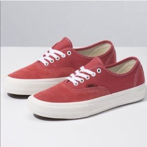 Vans Authentic Pro Mineral Red Marshmallow Sneaker Size 9.5 Women